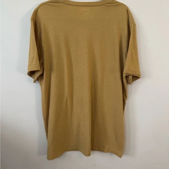 Wrangler Men’s Graphic Ride Or Die T-Shirt Size XL Mustard Yellow - Picture 2 of 3